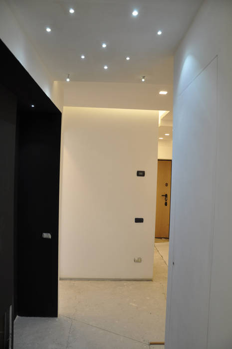 #1 Dream Apartment #Milano, Arch. Andrea Pella Arch. Andrea Pella Modern corridor, hallway & stairs