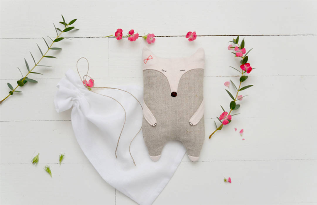 Bouillotte de lin "Séraphine" Les pommettes du chat Chambre d'enfant Accessoires & décorations