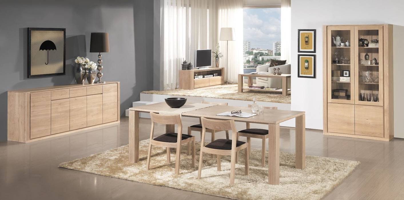 Mesas de comedor nórdicas - Ámbar Muebles, Paco Escrivá Muebles Paco Escrivá Muebles Skandinavische Esszimmer Tische