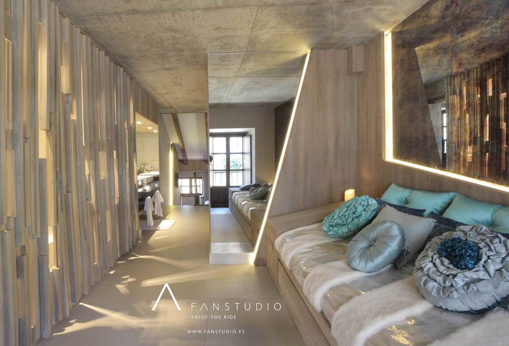 HOTEL RURAL "LAS TREIXAS", FANSTUDIO__Architecture & Design FANSTUDIO__Architecture & Design Casas de estilo rústico