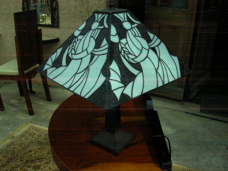 Lampe De Table Art Deco Tiffany Denver Par D Art Et Deco