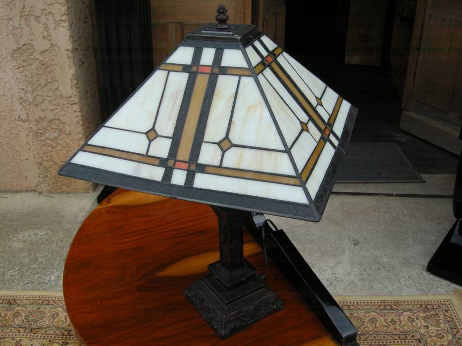 Lampe De Table Art Deco Tiffany Detroit Par D Art Et Deco