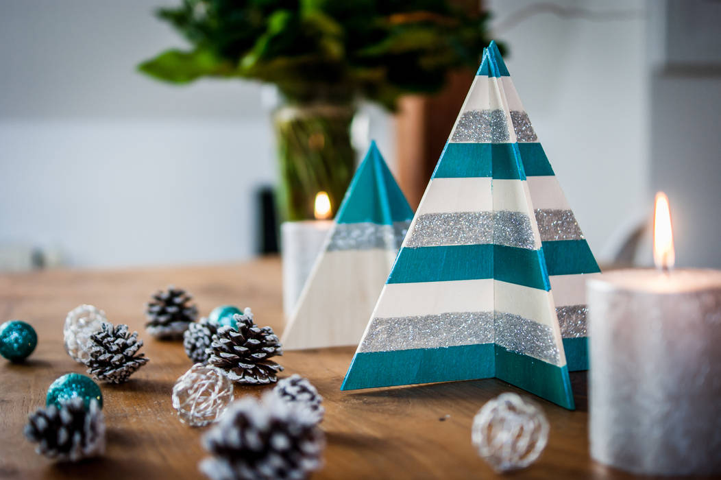 DIY Weihnachtsbaumset, 123 Voilà 123 Voilà Salas de estar minimalistas Acessórios e Decoração