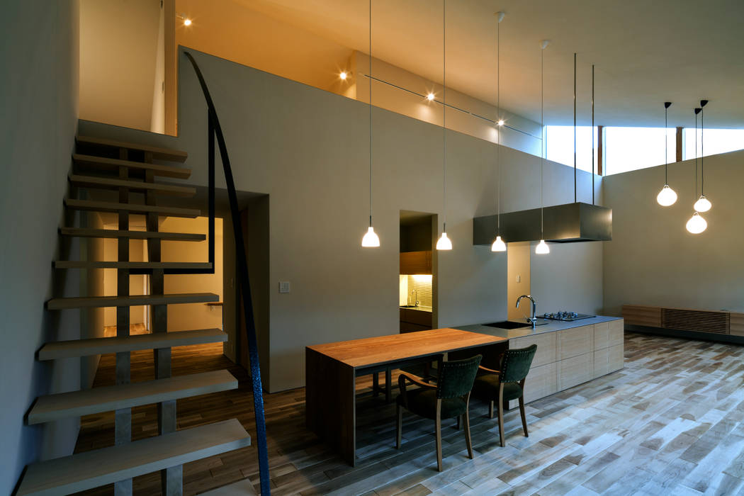 有限会社ｔａｏ建築設計 Modern Kitchen Homify
