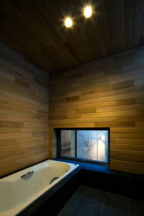 オオヤネコート, 有限会社ＴＡＯ建築設計 有限会社ＴＡＯ建築設計 Ванная комната в стиле модерн