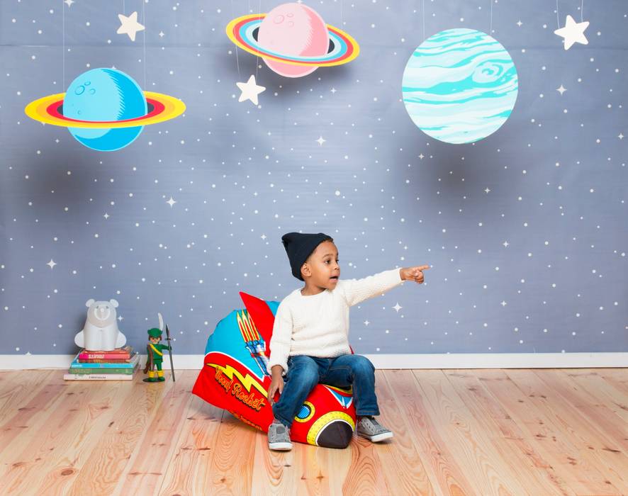 Rocket Kids Bean Bag by Woouf Cuckooland غرفة الاطفال