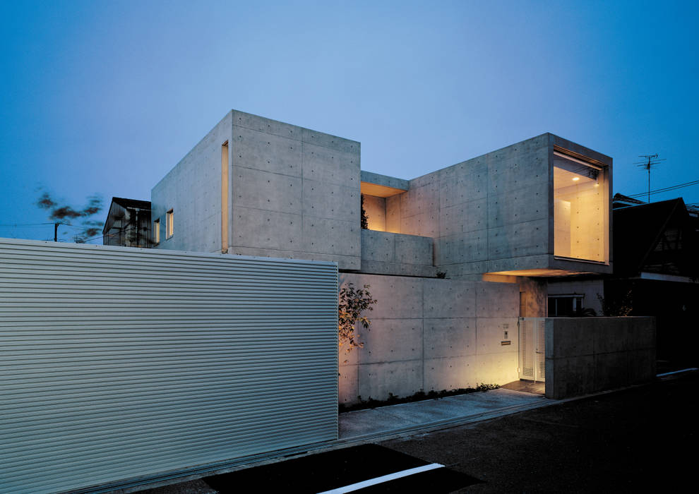 House of Kami, 一級建築士事務所アトリエｍ 一級建築士事務所アトリエｍ 모던스타일 주택 철근 콘크리트