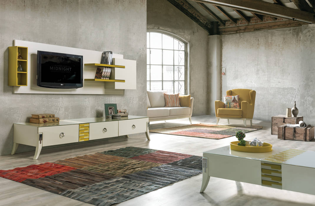 Vogue TV Unıt, NILL'S FURNITURE DESIGN NILL'S FURNITURE DESIGN Living room design ideas TV stands & cabinets