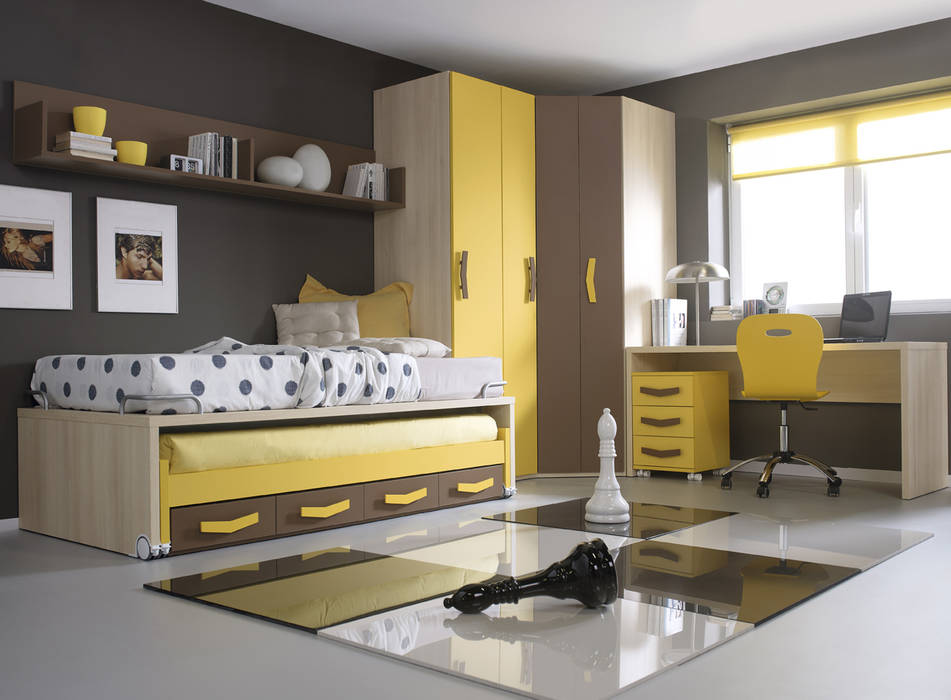 SONRÍE Idees.2, MUEBLES ORTS MUEBLES ORTS Chambre d'enfant moderne Eclairage