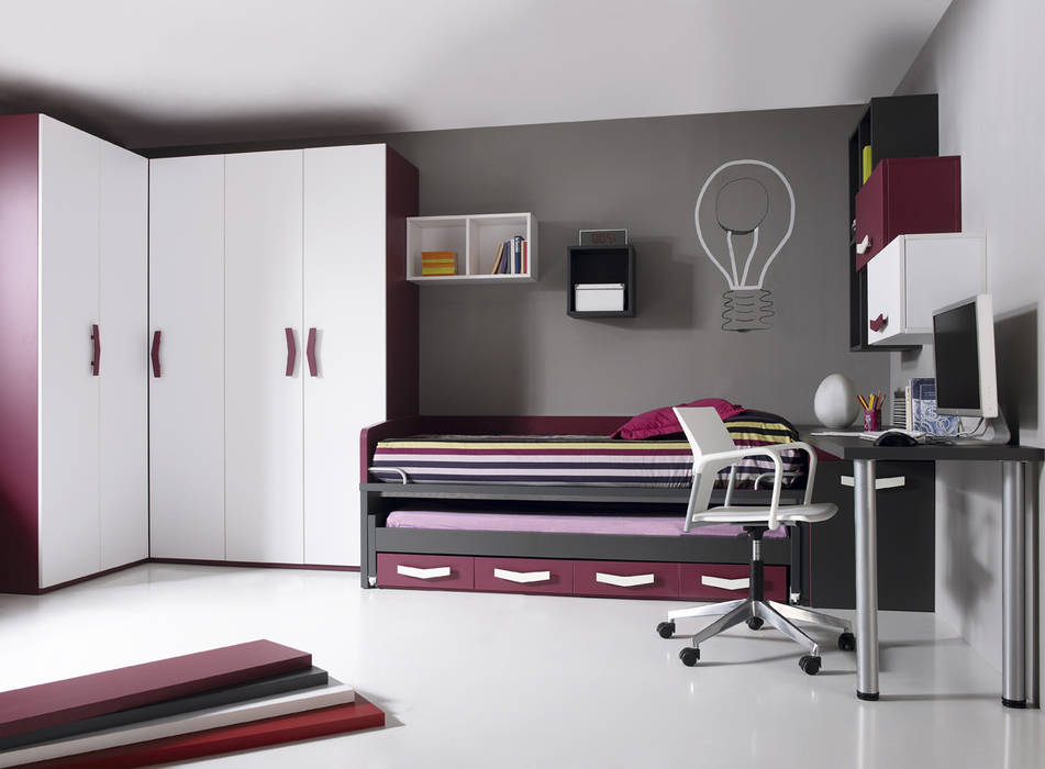 SONRÍE Idees.2, MUEBLES ORTS MUEBLES ORTS Modern Kid's Room Lighting