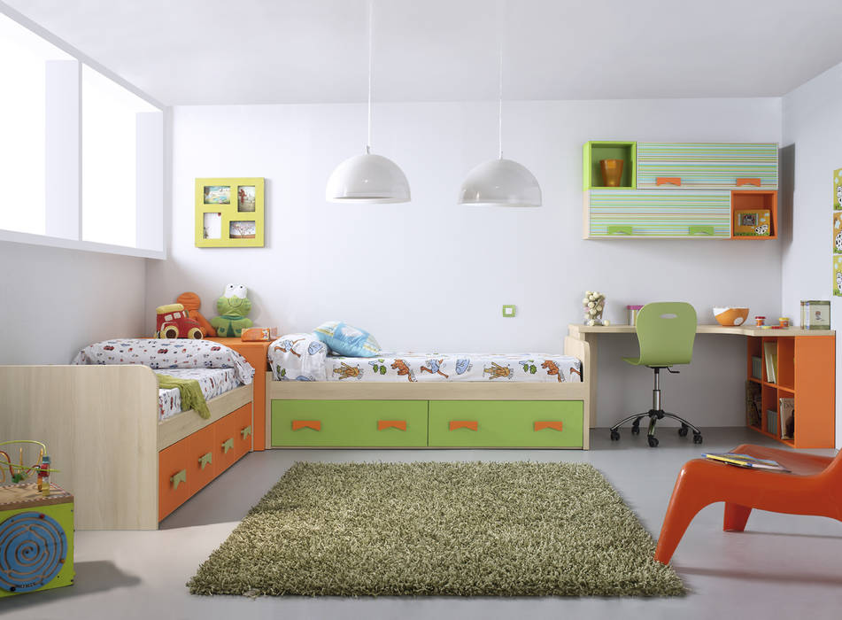 SONRÍE Idees.2, MUEBLES ORTS MUEBLES ORTS Dormitorios infantiles de estilo moderno Iluminación