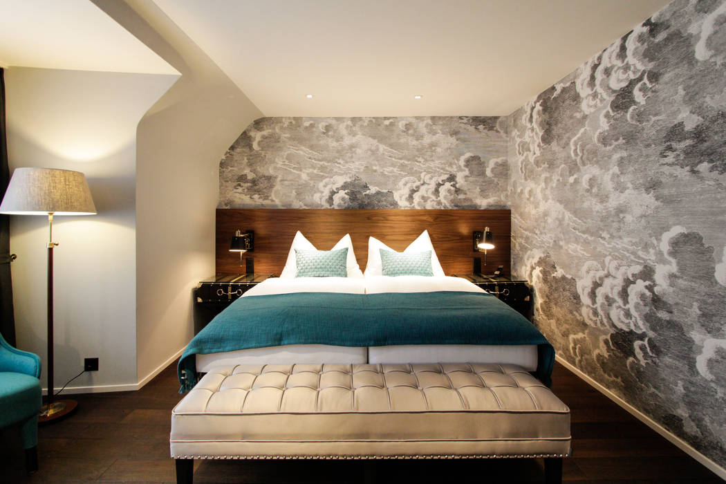Hotel City, Zurich, Studio Frey Studio Frey Modern style bedroom