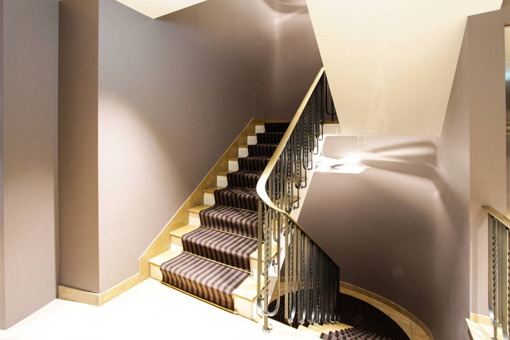 Hotel City, Zurich, Studio Frey Studio Frey Modern corridor, hallway & stairs