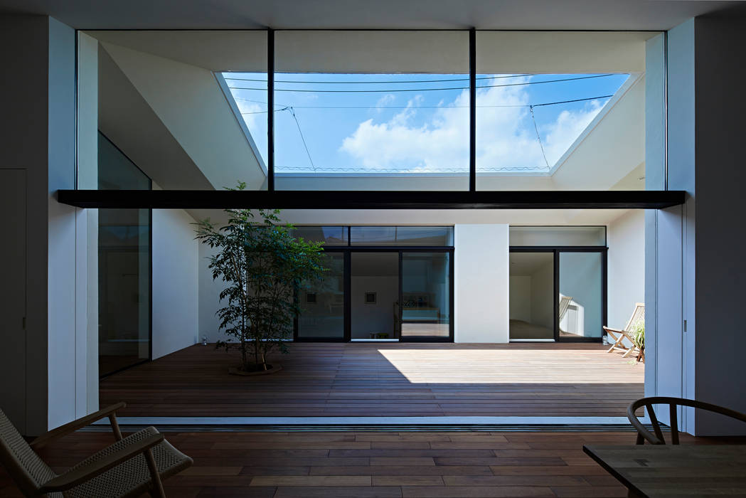 House in Hakonomori, 石井秀樹建築設計事務所 石井秀樹建築設計事務所 Modern Houses