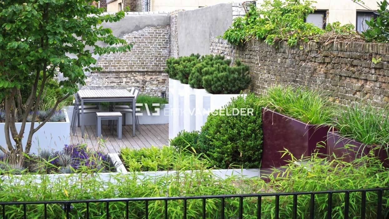 Daktuin Dordrecht, ERIK VAN GELDER | Devoted to Garden Design ERIK VAN GELDER | Devoted to Garden Design Moderne tuinen