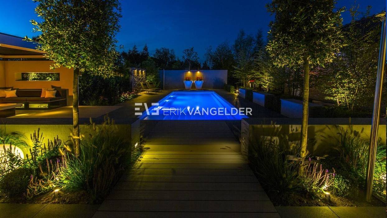 Wellness garden with pool Barendrecht, ERIK VAN GELDER | Devoted to Garden Design ERIK VAN GELDER | Devoted to Garden Design Moderne tuinen