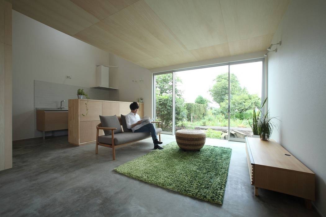 Azuchi House, ALTS DESIGN OFFICE ALTS DESIGN OFFICE モダンデザインの リビング