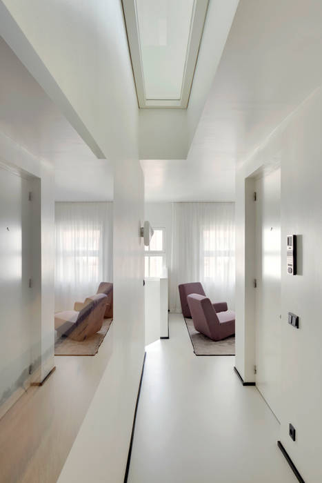 The Post, Wiel Arets Architects Wiel Arets Architects Modern Corridor, Hallway and Staircase