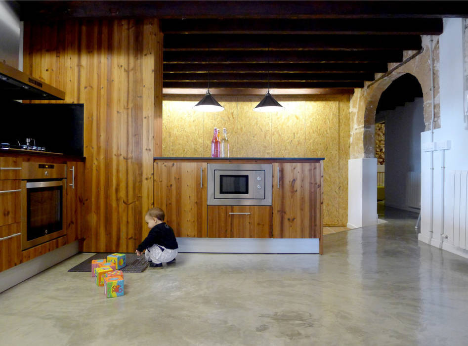 CASA CAN FOGARADA, Miel Arquitectos Miel Arquitectos Cocinas de estilo rural