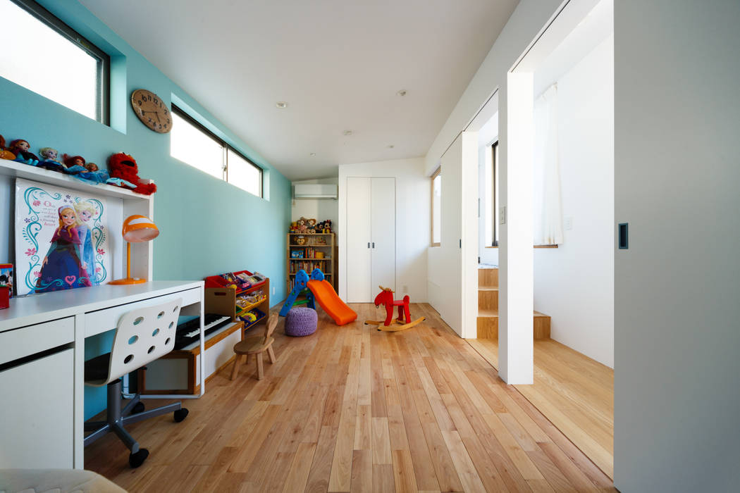 haus-wave, 一級建築士事務所haus 一級建築士事務所haus 北欧デザインの 子供部屋