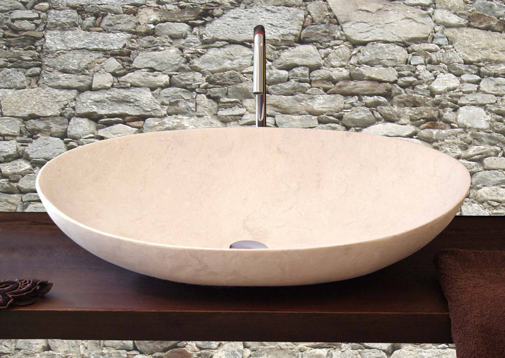 Lavabo "MUSSEL" Frederic Barogi Architetto Bagno Lavabi