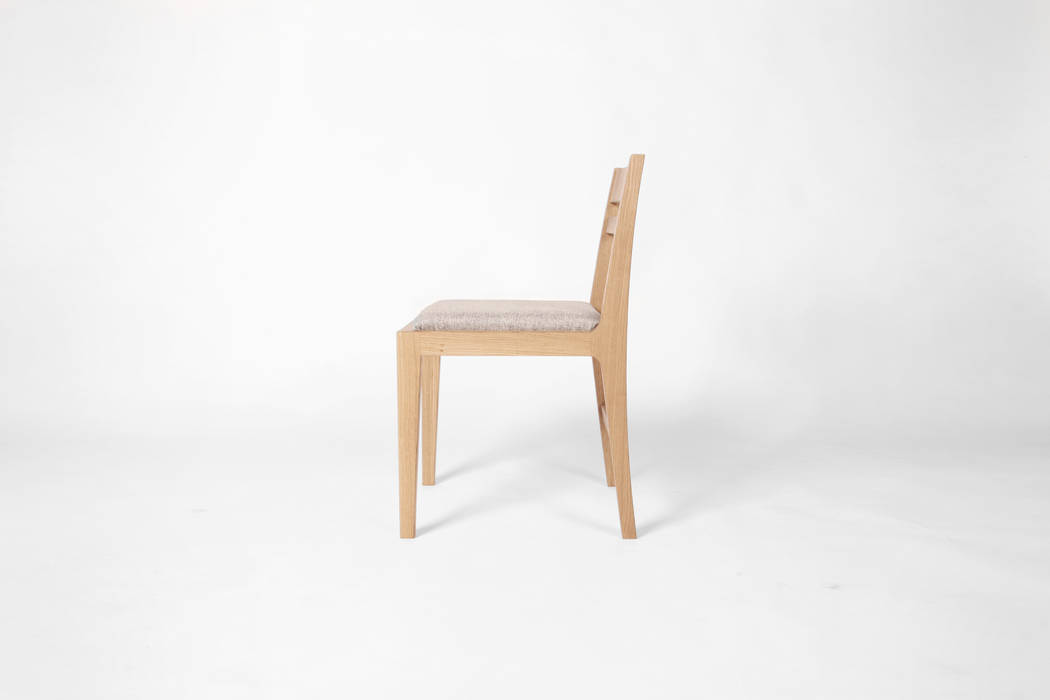 white oak x fabric basic chair, 톤 퍼니처 스튜디오 톤 퍼니처 스튜디오 모던스타일 다이닝 룸 의자 & 벤치