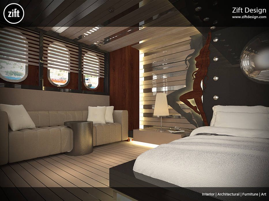 Zift Design – Yacht, Questa e La Vita 30 M, Zift Design: modern tarz , Modern