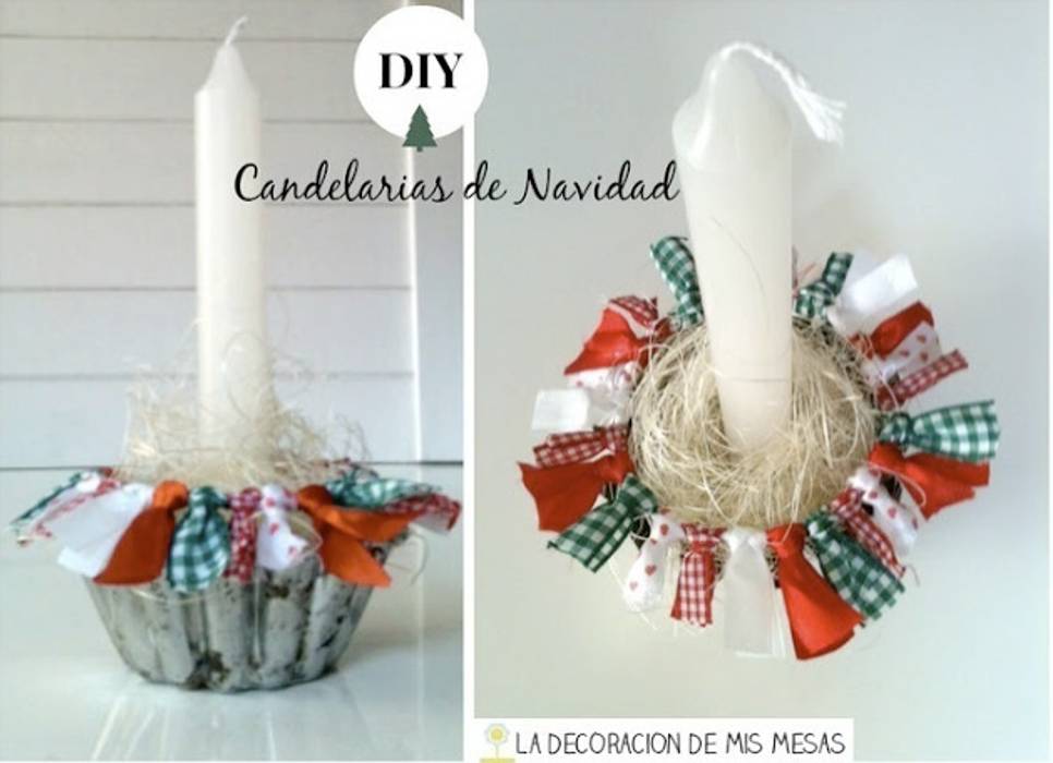 DIY para decorar la Navidad, LA DECORACIOND E MIS MESAS-SHOP LA DECORACIOND E MIS MESAS-SHOP Espacios