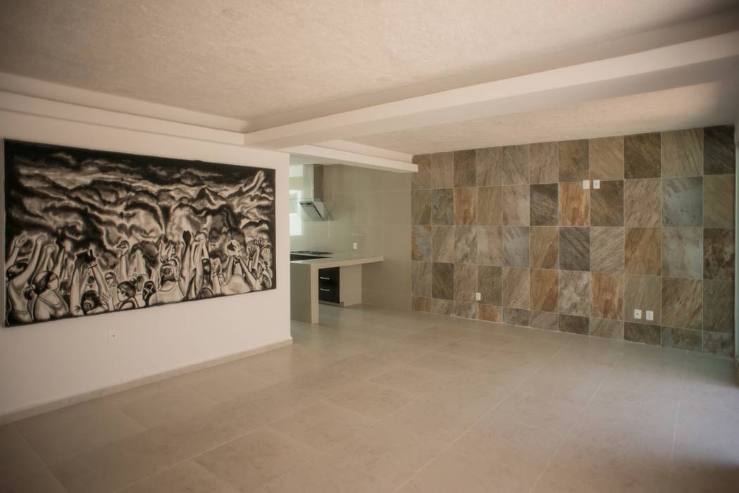 Remodelacion Casa "El Almendro", zerraestudio zerraestudio Paredes y pisos de estilo minimalista