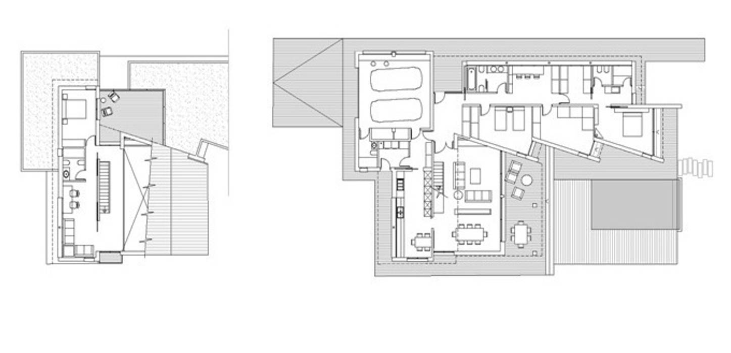 Ground and first floor plan FG ARQUITECTES 家