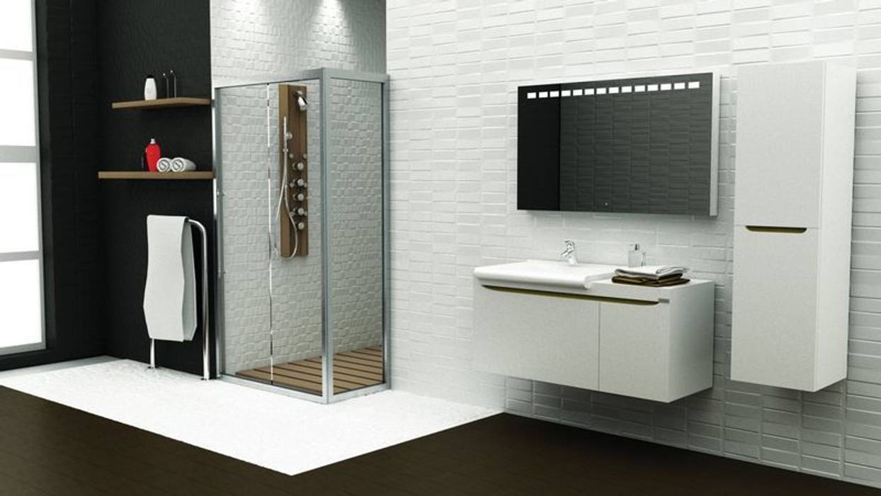 ARCO - MAESTA BATHROOMS MAESTA BATHROOM FURNITURE Modern Banyo Raflar