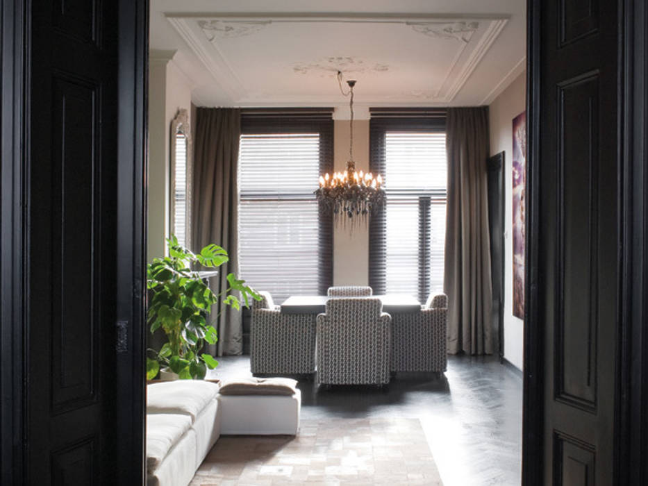 Luxe Appartement In Hartje Amsterdam Eclectische Woonkamers Van Choc Studio Interieur Eclectisch Homify