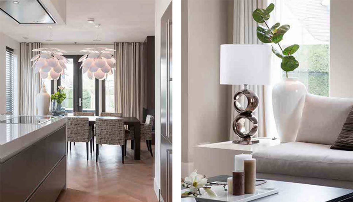 Familiehuis met positieve vibes, choc studio interieur choc studio interieur Modern dining room