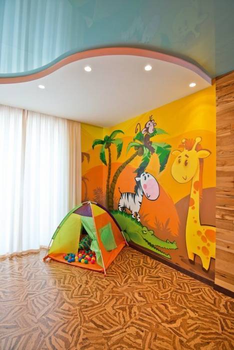 Квартира в Эко стиле, Студия дизайна Студия дизайна غرفة الاطفال