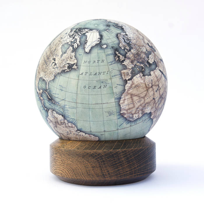 Turquoise Mini Desk Globe Bellerby and Co Globemakers Moderne Häuser Accessoires und Dekoration