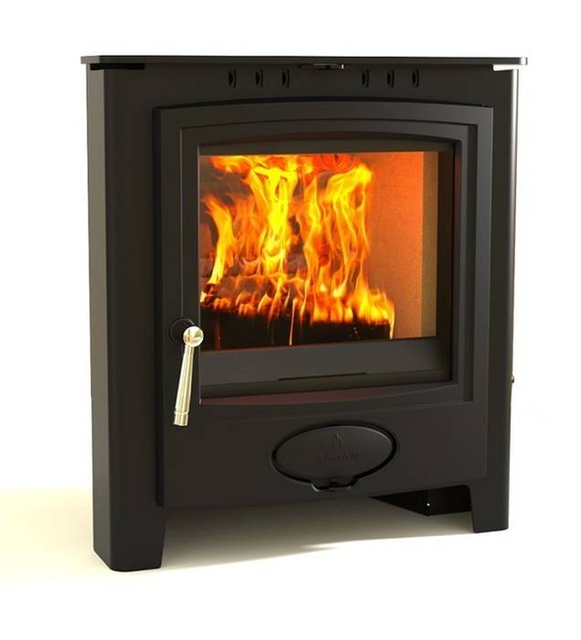 Aarrow Ecoburn Plus 5 Inset Wood Burning / Multi Fuel Stove Direct Stoves Modern living room Fireplaces & accessories