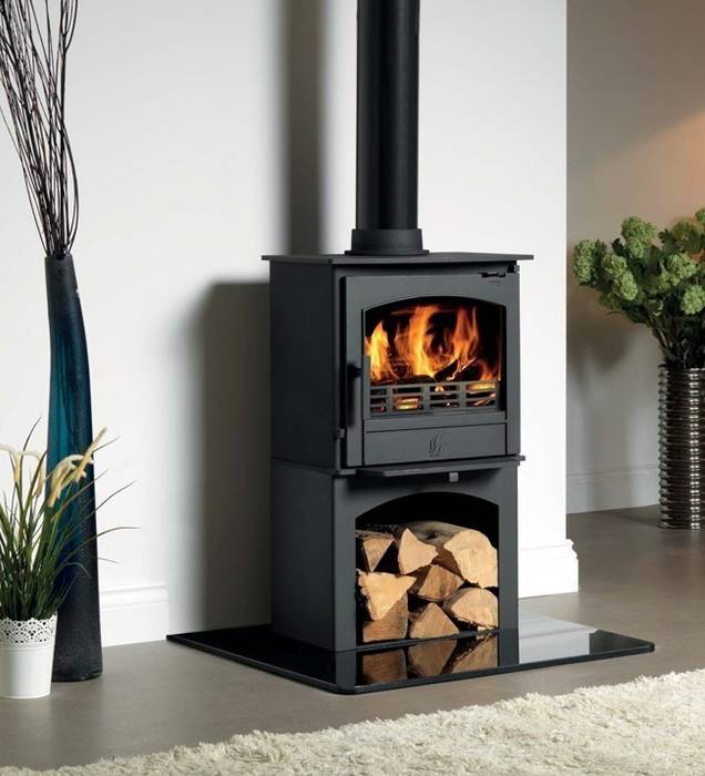 ACR Earlswood DEFRA Approved Wood Burning / Multi Fuel Logstore Stove Direct Stoves Living room Fireplaces & accessories