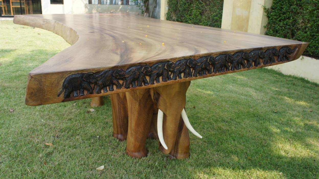 The Elephant Table, Mango Crafts Mango Crafts 餐廳 桌子