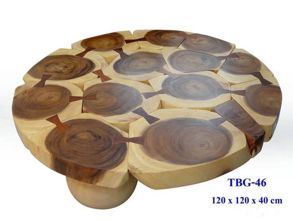 Acacia/Teak Furniture, Mango Crafts Mango Crafts Rustic style living room Side tables & trays