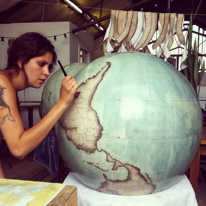 The Studio of Bellerby Globemakers, London. Handcrafted World Globes Bellerby and Co Globemakers Other spaces Other artistic objects