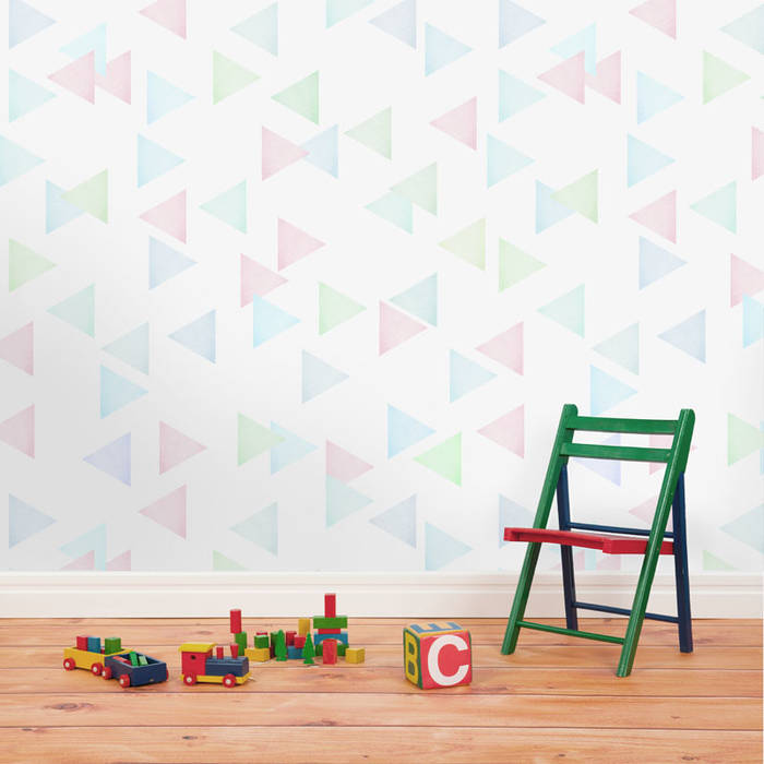 Papiers peints personnalisables, MUES design MUES design Modern walls & floors Wallpaper