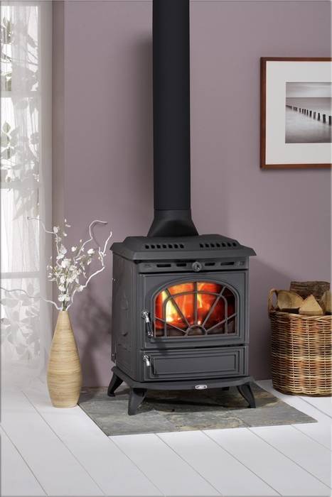 AGA Minsterley Wood Burning / Multi Fuel Stove Direct Stoves Вітальня Каміни та аксесуари