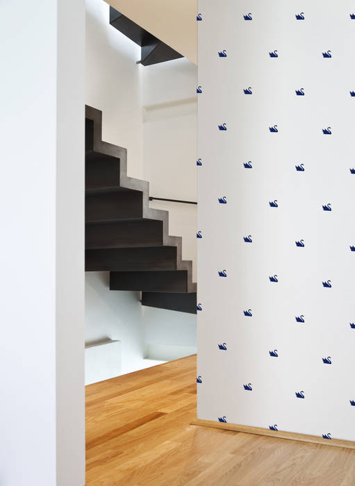Papiers peints personnalisables, MUES design MUES design Paredes e pisos minimalistas Papel de parede