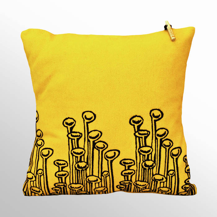 Chouchette 'Lamp' Cushion illustrated by artist Cristobal Dam Chouchette Modern Evler Aksesuarlar & Dekorasyon