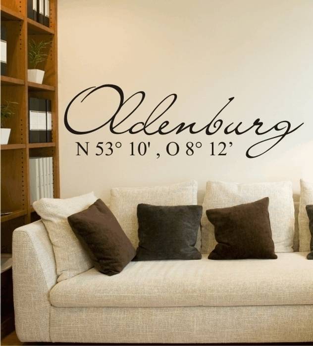 Oldenburg als Wandtattoo www.wandtattoo-home.de WohnzimmerAccessoires und Dekoration