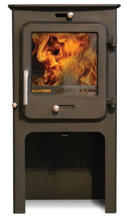 Ekol Clarity High 5kW Wood Burning - Multi Fuel DEFRA Approved Stove Direct Stoves Modern living room Fireplaces & accessories