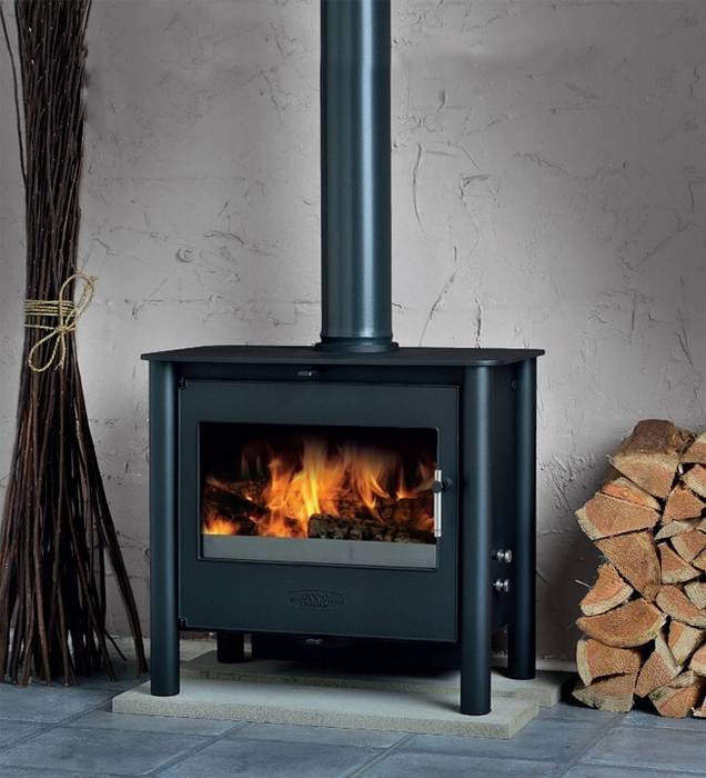 Esse 200xk contemporary wood burning—multi fuel defra approved stove homify