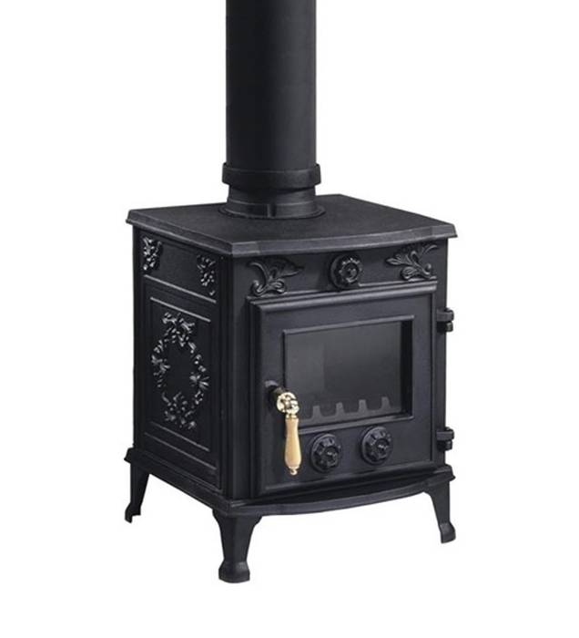 Evergreen Constable Single Door Multifuel Stove Direct Stoves Country style living room Fireplaces & accessories