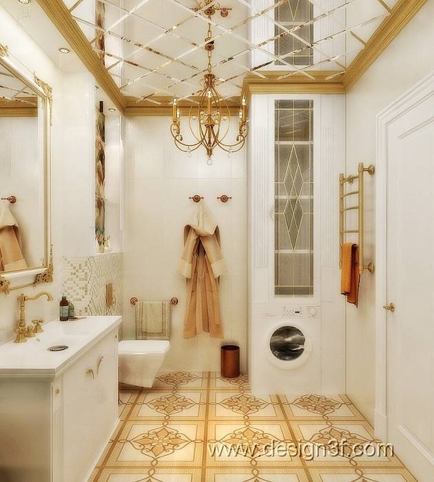 ванная студия Design3F Ванная в классическом стиле
