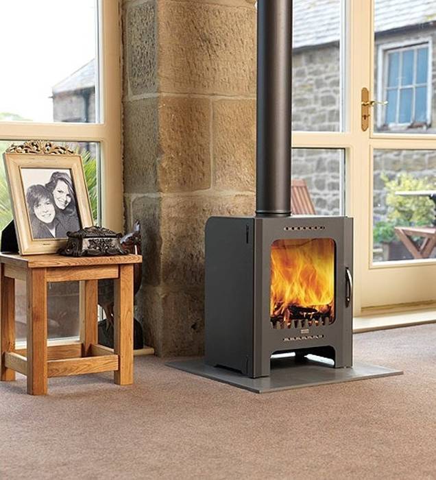 Firebelly FB DEFRA Approved Woodburning Stove Direct Stoves Modern living room Fireplaces & accessories